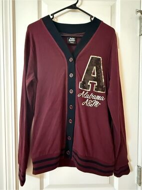 Big Boy Headgear Alabama A&M University Bulldogs Women's Cardigan - Size Small